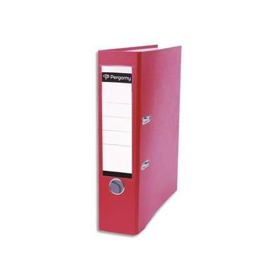 PRG CLAS LEV PP/PAPIER DOS 8CM ROUGE