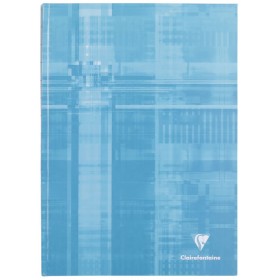 Brochure rembordée Turquoise 21x29,7cm 192p ligné + marge