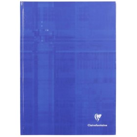 Brochure rembordée Bleu 21x29,7cm 192p ligné + marge