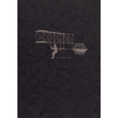 Flying Spirit  Bloc couverture enveloppante 16x21 Ivoire 100p Noir