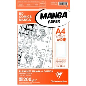 Manga Etui BD/Comic A4 40F G.S. 200g