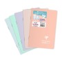Koverbook BLUSH carnet piqué PP bicolore opaque 11x17cm 96p Q.5x5 coloris assort