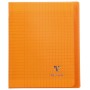 Koverbook piqué polypro transparent Orange 17x22cm 96p séyès