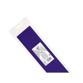 Rouleau de papier crépon 75% 2,50x0,50m violet