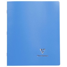 Koverbook piqué polypro opaque Bleu 17x22cm 96p séyès