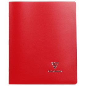 Koverbook piqué polypro opaque Rouge 17x22cm 96p séyès