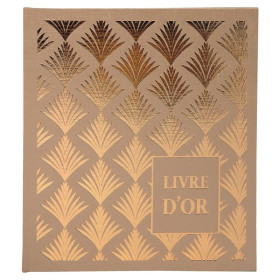 Liv or 140p.or 21x19cm PALMYRE nude palm