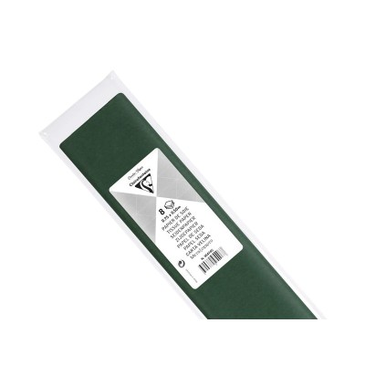 Sachet de papier de soie 8F 0,75x0,50m vert bouteille