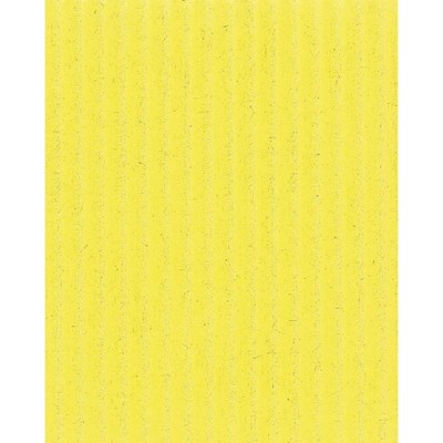 Rouleau carton ondulé 50x70cm jaune citron