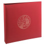 ALBUM  PIECES 24,5X25 Bordeaux