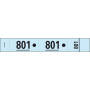 CARNET 50 TICKETS VESTIAIRES - BLEU