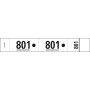 CARNET 50 TICKETS VESTIAIRES - BLANC