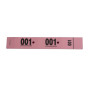 CARNET 50 TICKETS VESTIAIRES - ROSE