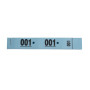 CARNET 50 TICKETS VESTIAIRES - BLEU