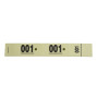 CARNET 50 TICKETS VESTIAIRES - JAUNE