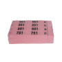CARNET 50 TICKETS VESTIAIRES - ROSE