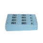 CARNET 50 TICKETS VESTIAIRES - BLEU