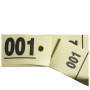 CARNET 50 TICKETS VESTIAIRES - JAUNE