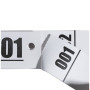 CARNET 50 TICKETS VESTIAIRES - BLANC