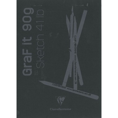 Bloc GraFiT A5 80F 90g Noir O
