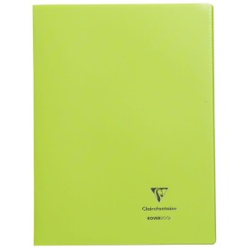 Koverbook piqué polypro opaque 8 couleurs ass. 21x29,7cm 96p ligné + marge - liv