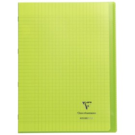 Koverbook piqué polypro transparent Vert 21x29,7cm 96p séyès