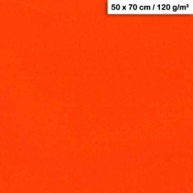 1F couleur Maya 50x70cm 120g orange