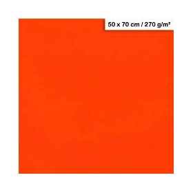 1F couleur Maya 50x70cm 270g orange