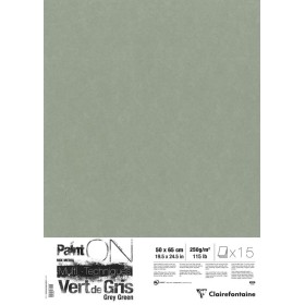 Paint'On Vert de Gris pqt 15F 50x65 250g