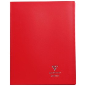 Koverbook piqué polypro opaque Rouge 24x32cm 96p séyès