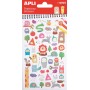 P 1F STICKERS RESINE ANIMAUX