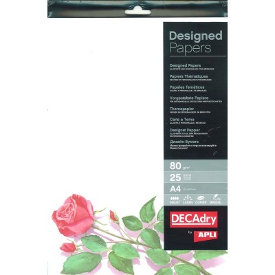 Pack 25 A4 DECAdry 80g.  ROSE