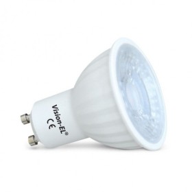 AMPOULE LED GU10 6W  4000°K DIMMABLE 75° VISIONEL