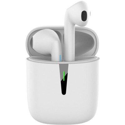 AKASHI Écouteurs Stéréo Bluetooth 5.0 Blanc