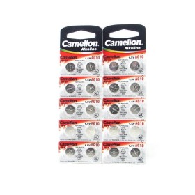 20 Camelion AG10 / LR54 / 189 / 389 / LR1130 pile bouton longue durée de conserv