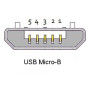 Connecteur femelle Micro-USB 5 pin - 10 pièces