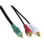 Cordon stéreo Jack 3.5 mm vers 2 x RCA PC99 - 5 m