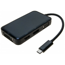 Convertisseur multiports Type C vers VGA - DVI - HDMI - DP