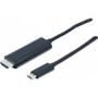 Cordon USB 3.1  Type-C vers HDMI 2.0 4K@60Hz - 1,80m