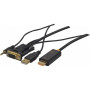 CORDON / CONVERTISSEUR VGA + AUDIO VERS HDMI - 1,80M