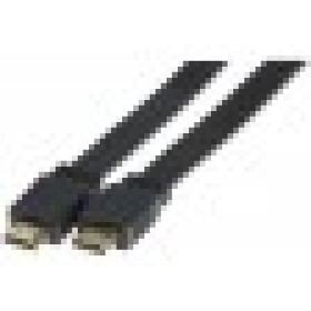 CORDON HDMI HIGH SPEED A/A PLAT BLACK - 5 m