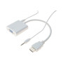 DACOMEX Sachet convertisseur HDMI vers VGA + audio