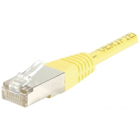 Cordon RJ45 CAT 5e F/UTP jaune - 0,7 m