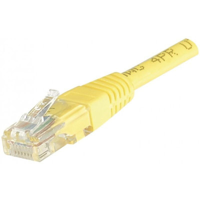 Cordon RJ45 CAT 6 U/UTP jaune - 1,5 m