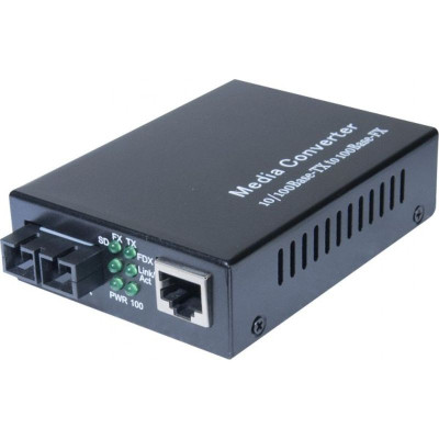 CONVERT FIBRE GIGABIT MONOMODE SC 20KMS
