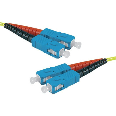Jarretière duplex OS2 SC-UPC/SC-UPC jaune - 1 m