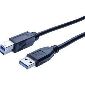 CORDON USB 3.0 A / B NOIR 5,0 M