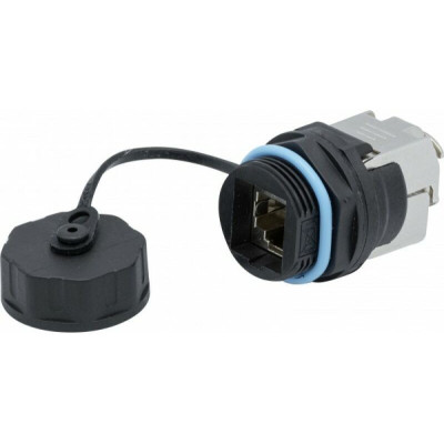 EMBASE RJ45 CAT.6 ETANCHE AVEC BOUCHON