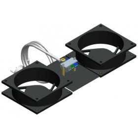 KIT 2 VENTILATEURS POUR BAIE