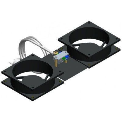 KIT 2 VENTILATEURS POUR BAIE